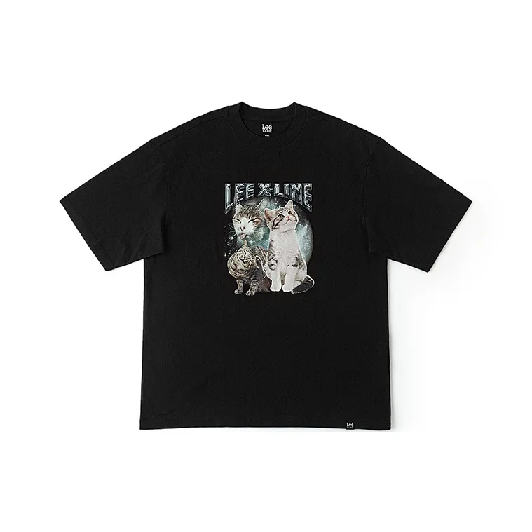 Lee T Shirts Unisex Black-0