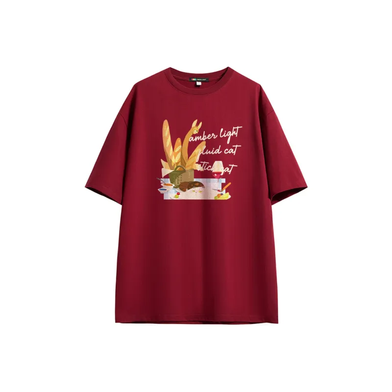 AMBER LIGHT AMBER LIGHT X One Beach Cat & One Cat Co branded Series T Shirts Unisex-13