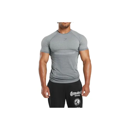 GYMSHARK T Shirt Men's Light Gray