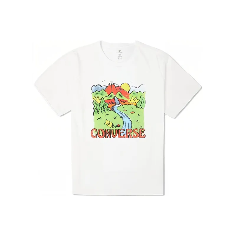 Converse T Shirts Men White-0