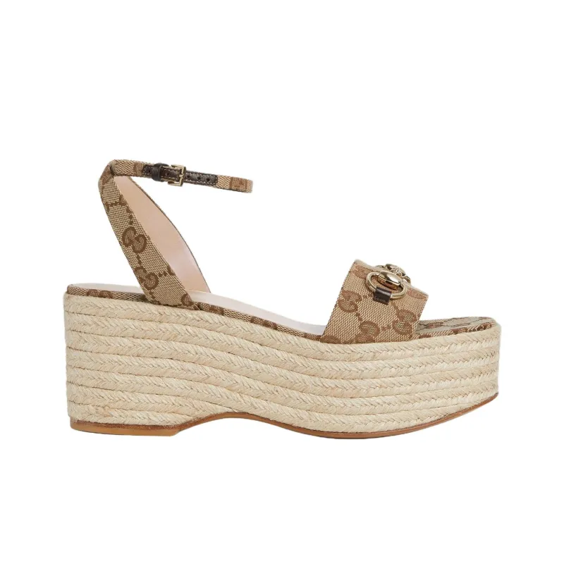 GUCCI One Strap Sandals 7.4cm Women's Dark Brown-1