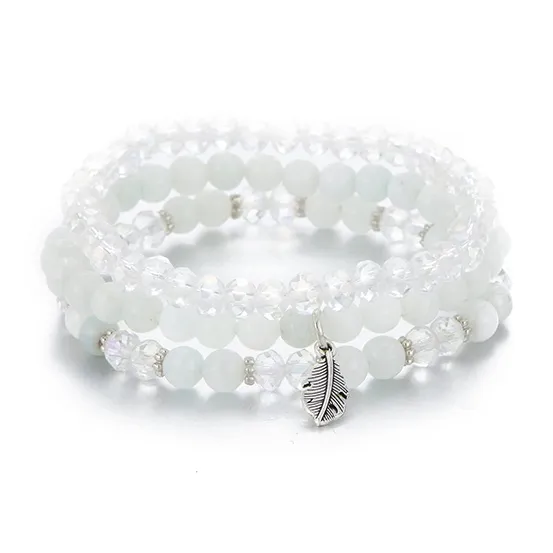 Inkopper Faux Crystal Bracelets Unisex-5