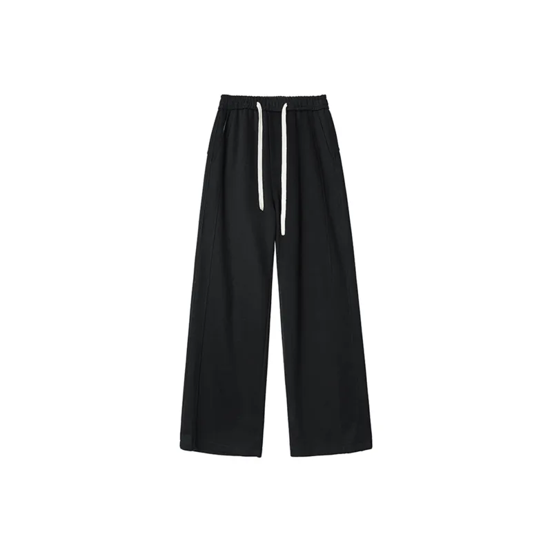 REXSHION Casual Pants Unisex White Heather Gray-20