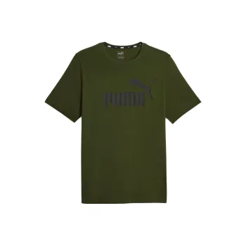 PUMA T-Shirts Men Olive Green