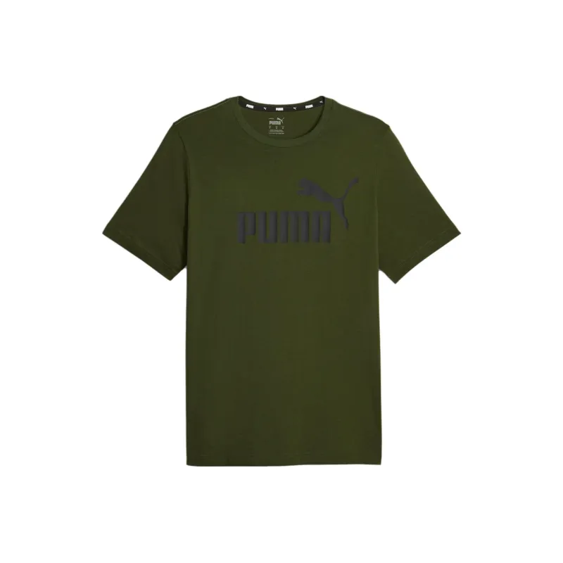 PUMA T-Shirts Men Olive Green-0