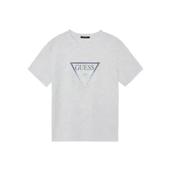 GUESS T-Shirts Unisex Light Gray