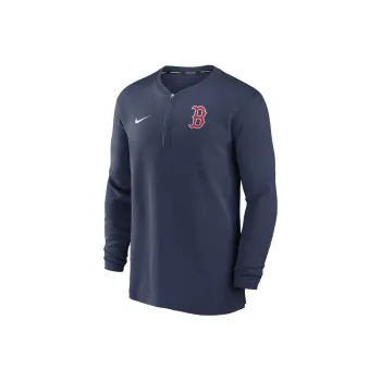 Nike Boston Red Sox Authentic Collection Game Time Men's Nike Dri FIT Mlb 1/2 Zip Long Sleeve Top