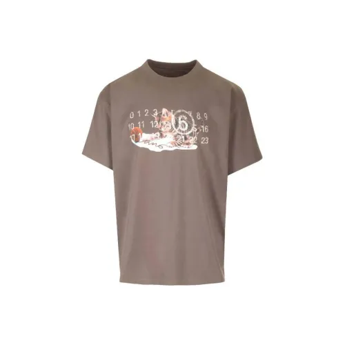 MM6 Maison Margiela Graphic Printed Crewneck T Shirt