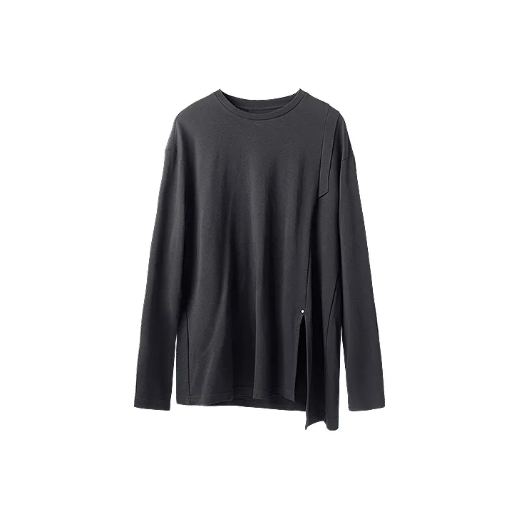 HUANXIANGZHE T Shirts Unisex Black-0