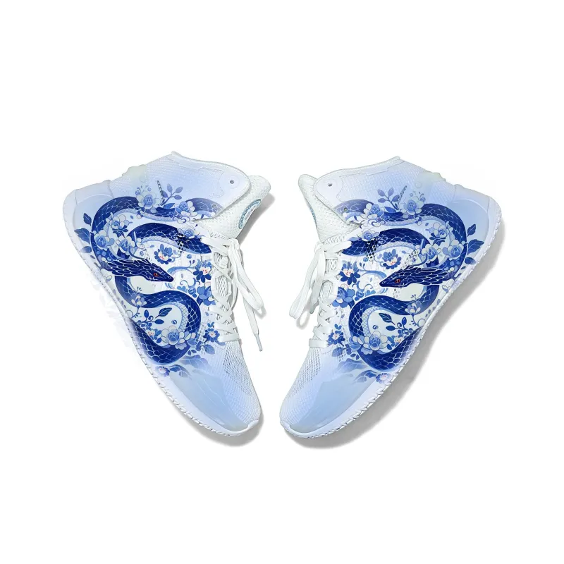 Cold Cicadas Yesterday Cushioned Slip Resistant Abrasion Resistant Breathable High Top Basketball Shoes Unisex-3