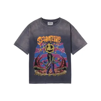 SSSAINT LOUIS T Shirt Men's Gradient Purple