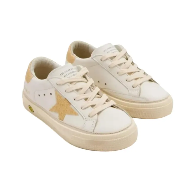 Golden Goose May Girl Low Top Skateboard Shoes Women's White-2