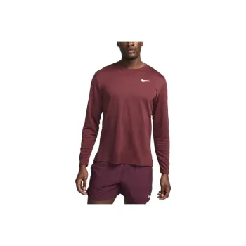 Nike MILER T-Shirts Men Burgundy