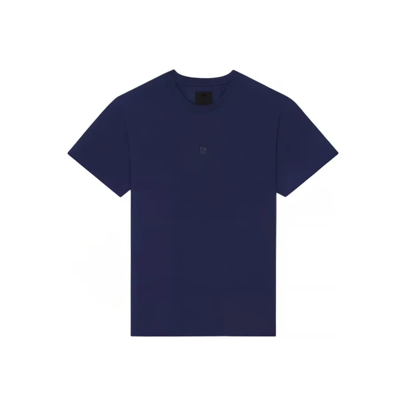 Givenchy 4G Embroidered Slim Fit T Shirt-0