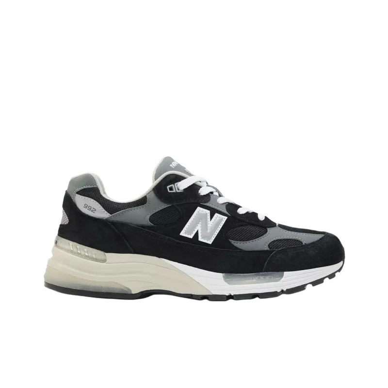 New Balance 992 MiUSA Black Grey-1