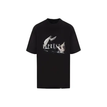 REPRESENT Logo-print Cotton T-shirt