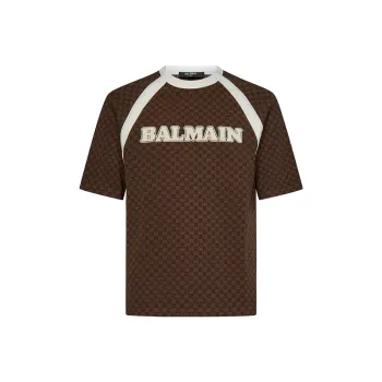 BALMAIN Retro Mini Monogram T-shirt