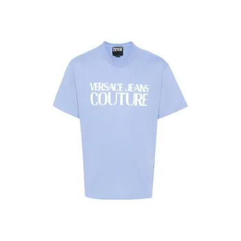 VERSACE JEANS COUTURE Duties Handling Fees Included T-Shirt Men's Blue