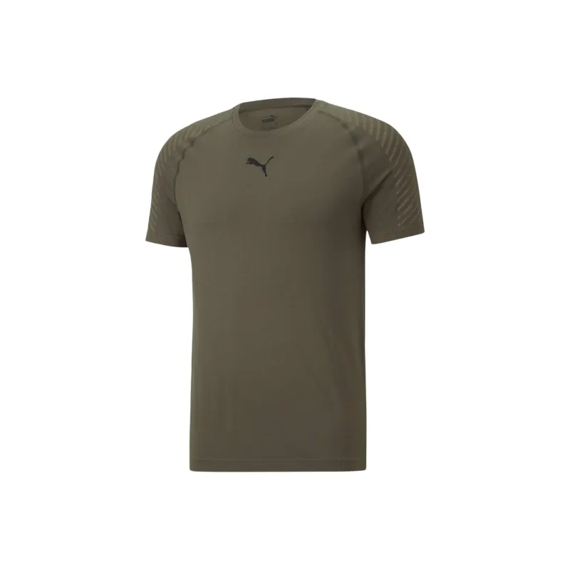 PUMA Formknit T-Shirts Men Olive Green-0