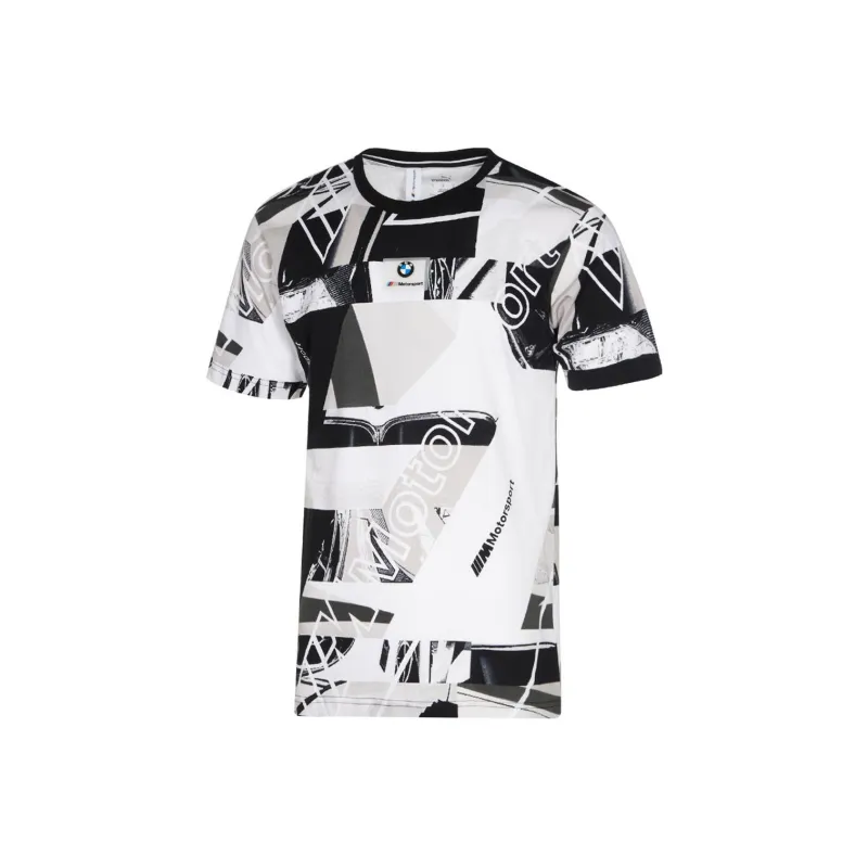 PUMA BMW T Shirts Men Black/White-0