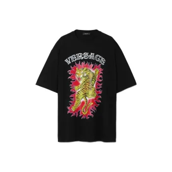 VERSACE SS23 T Shirt Men's Black