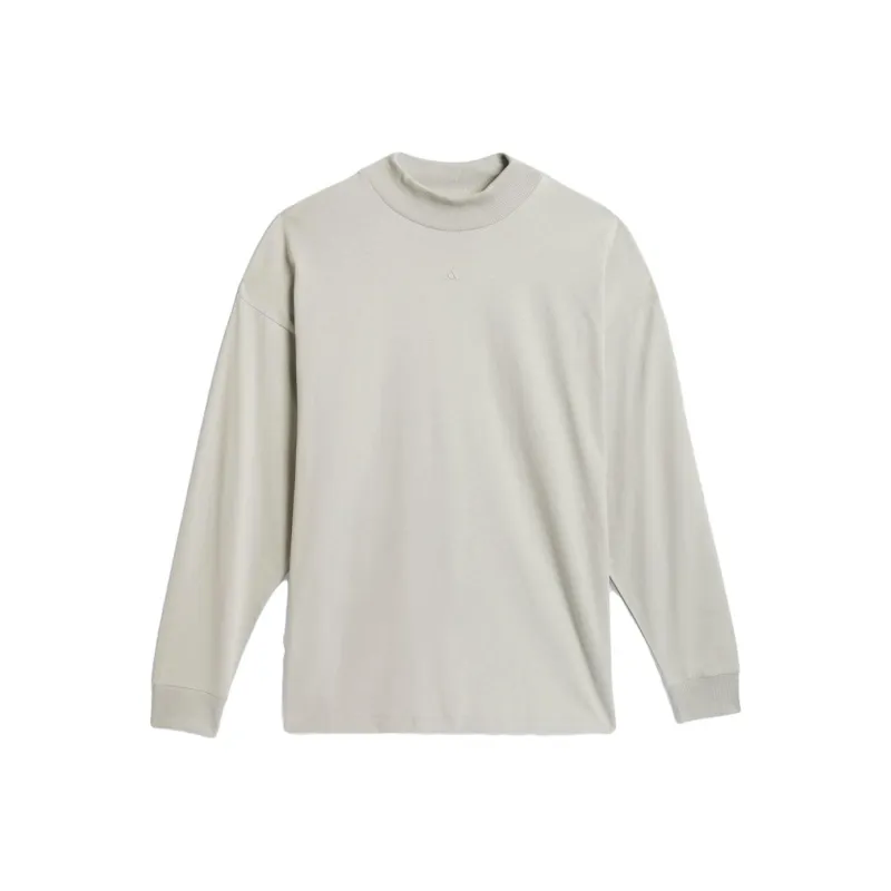 Adidas Basketball Long Sleeve Tee - Beige-0