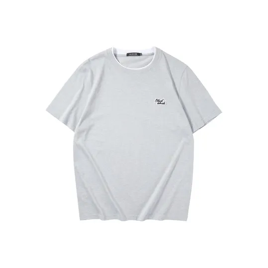 HLA JEANS T Shirts Men Light Gray 44-0