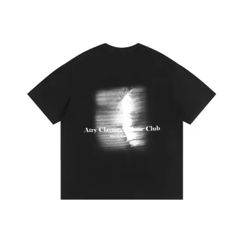 Atry Alphabet Slogan Series T Shirt Unisex Black