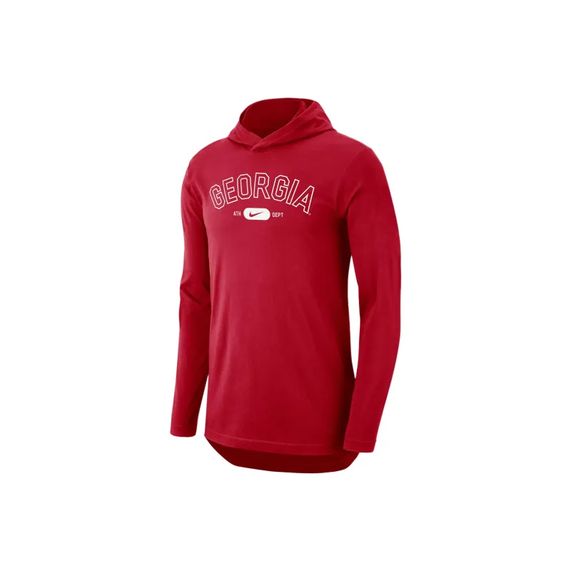 Nike Georgia Men's Nike Dri FIT College Hooded T Shirt-0