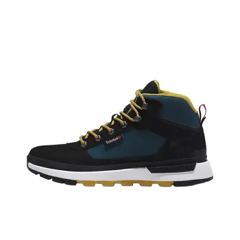 Timberland Field Trekker Anti Slip Wear Resistant Low Top Hiking Shoes Men's Black Blue