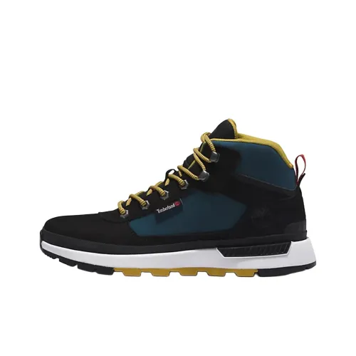 Timberland Field Trekker Anti Slip Wear Resistant Low Top Hiking Shoes Men's Black Blue