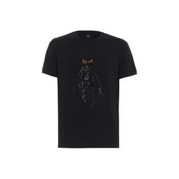 FENDI T Shirts Men Black