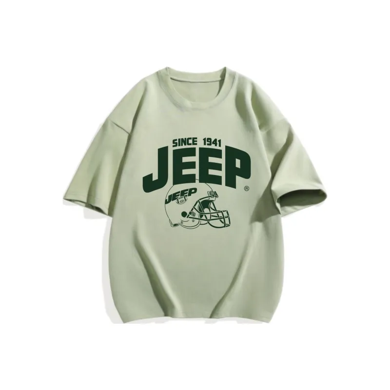 Jeep 2024 Summer Drop Shoulder Sleeve T Shirt Unisex-5