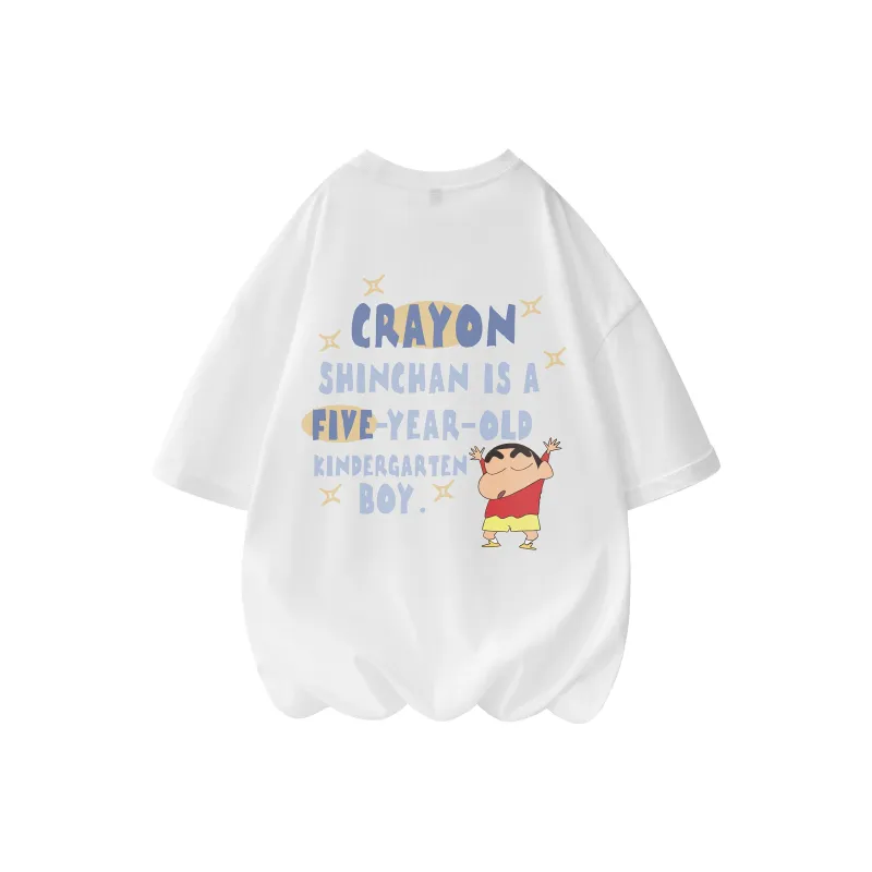 Crayon Shinchan Short Sleeved T Shirts Unisex-3