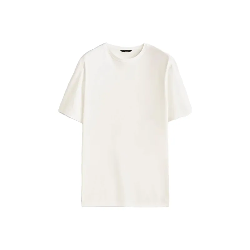 Massimo Dutti T Shirts Men Ecru-0