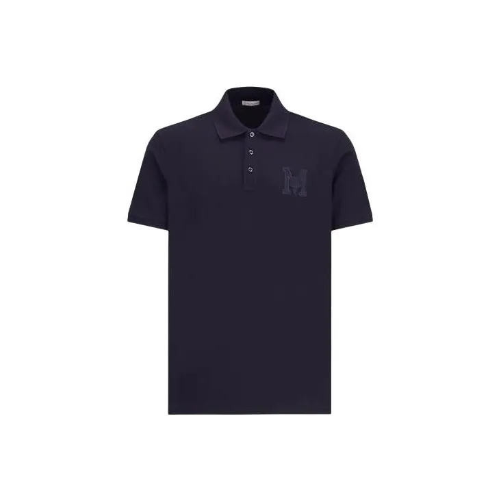 Moncler Monogram Embroidered Polo Shirt-0