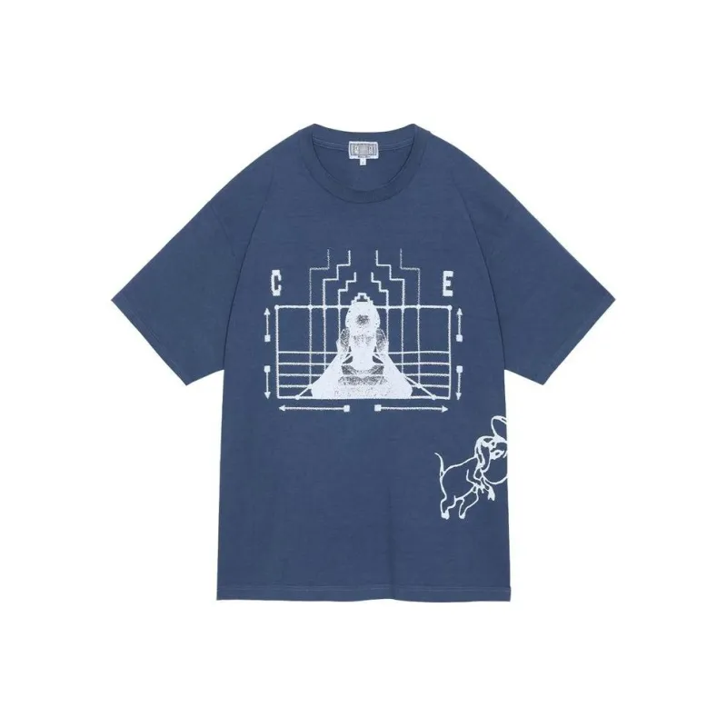 Cav Empt T Shirt Men's Marine Blue-0