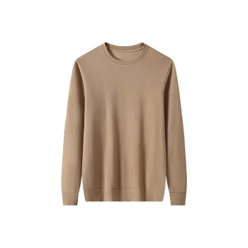 H YXIANG T Shirts Men Khaki