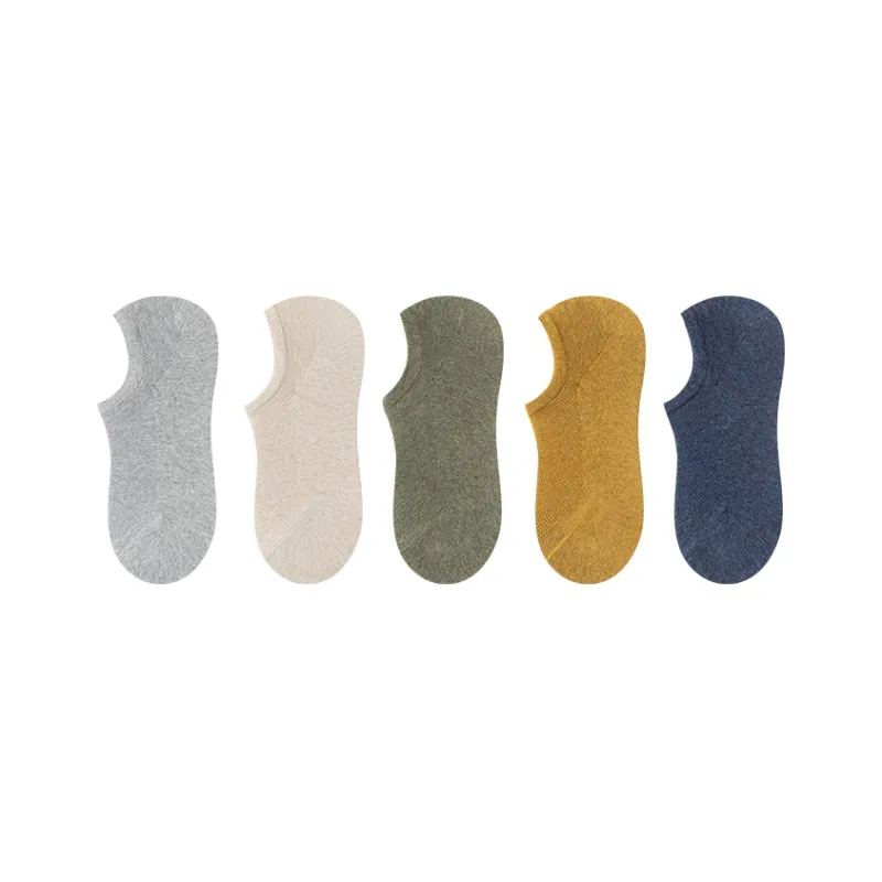 Top Melon No Show Socks Men's 5 Pack-56