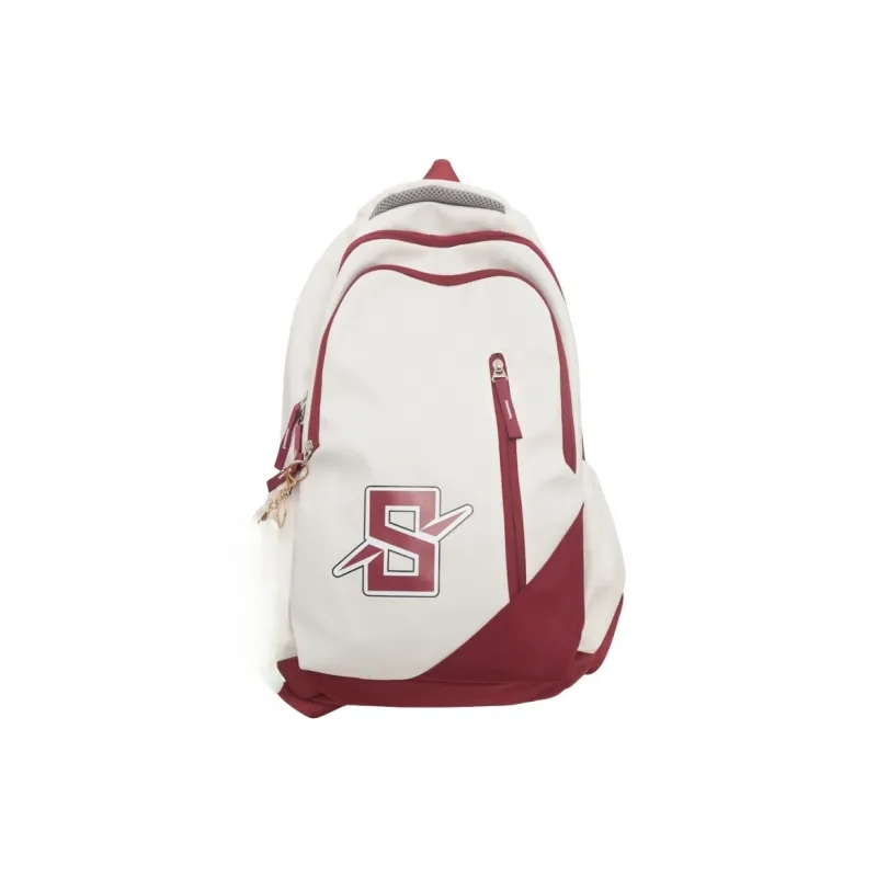 Villelon Nylon Backpack Unisex Red/Blue/Black/Red Blue Multicolor-23