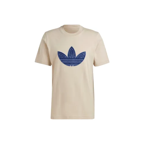 Adidas Originals T Shirt Asia Version Men's Beige