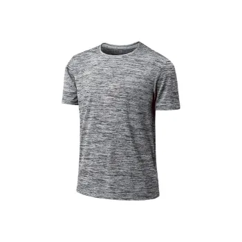 QIAODAN T Shirts Men Medium Heather Gray