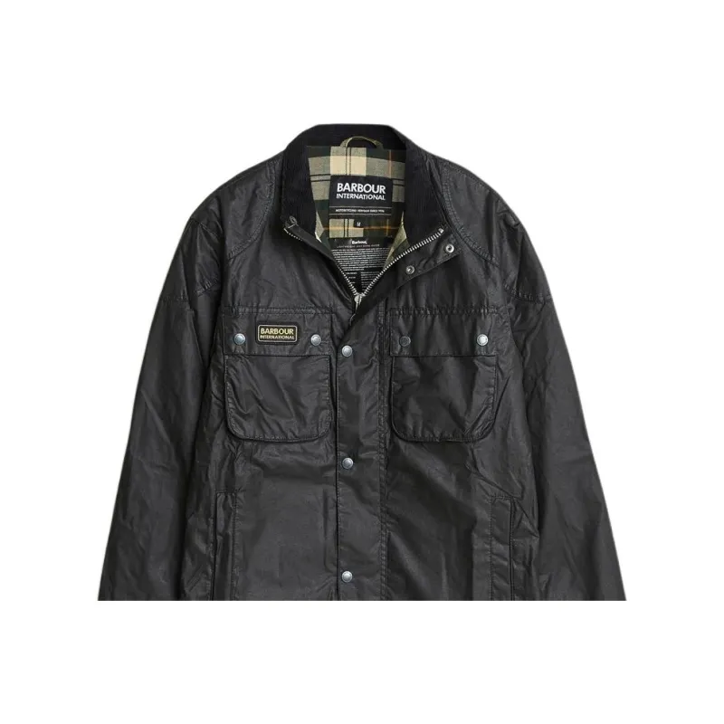 BARBOUR Logo Patch Long Sleeved Jacket-4