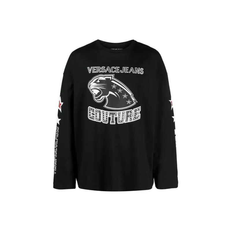 VERSACE JEANS Couture Logo print Long sleeve Top-0