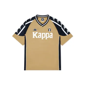 Kappa T-Shirts Men White Wine Yellow-2350