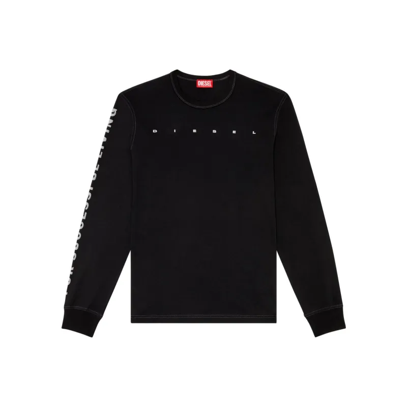 DIESEL T Shirts Men Black-0