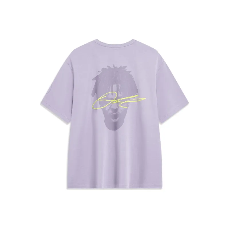 LINING Wade Collection T Shirts Unisex Smoky Gray Mauve-0