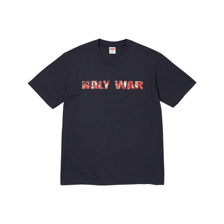 Supreme Holy War Tee Gray White/Ash Grey M - POIZON