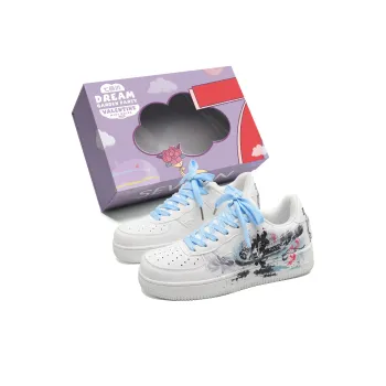 7 SEVFUN Lightweight And Breathable Low Top Skateboard Shoes Unisex Goku White