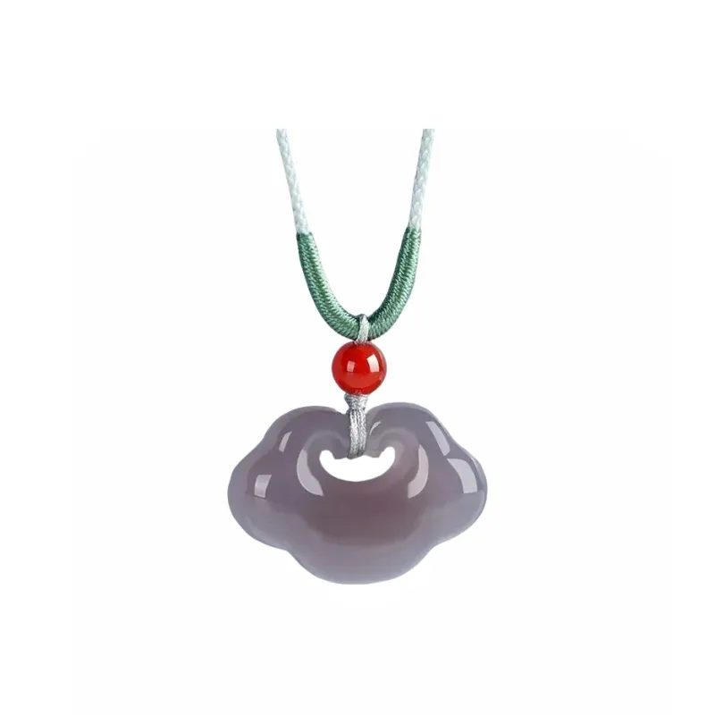 Ancient Jewelry Chalcedony Necklaces Unisex-3